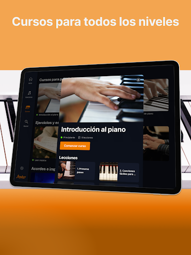 Captura de pantalla de flowkey: Aprende piano