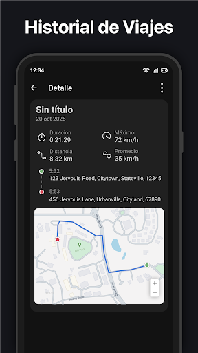Captura de pantalla de Velocímetro GPS : Odómetro