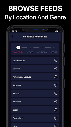 Captura de pantalla de Police Scanner Pro - App