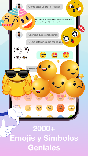 Captura de pantalla de Teclado Emoji: fuentes y temas