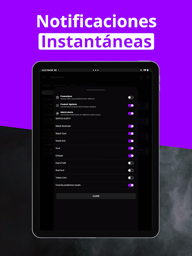 Captura de pantalla de 180Score Predicciones Fútbol