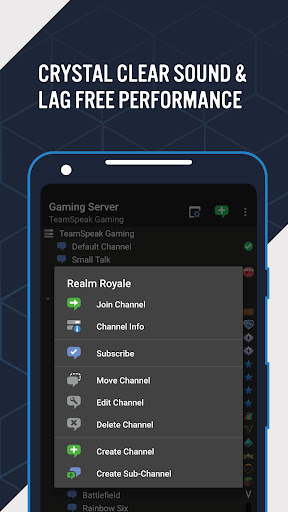Captura de pantalla de TeamSpeak 3 - Voice Chat