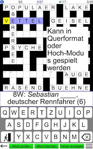 Deutsches Kreuzworträtsel Screenshot