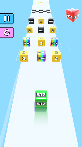 Captura de pantalla de Jelly Run 2048