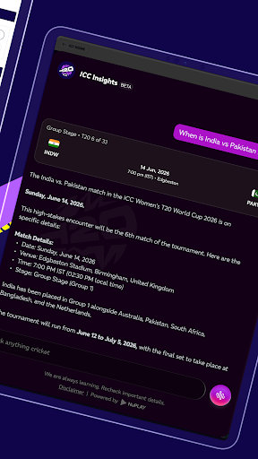 Captura de pantalla de ICC Official