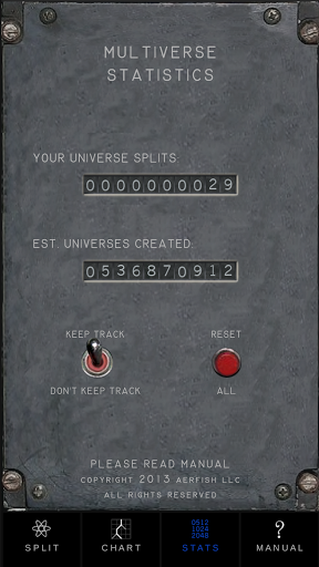 Captura de pantalla de Universe Splitter