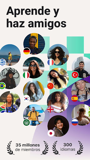 Captura de pantalla de Tandem: Intercambio de idiomas