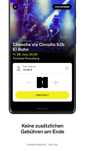 DICE: Live-Veranstaltungen Screenshot