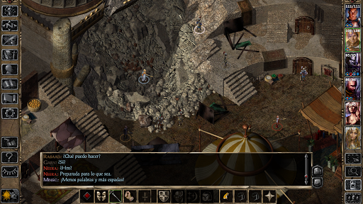 Captura de pantalla de Baldur's Gate II