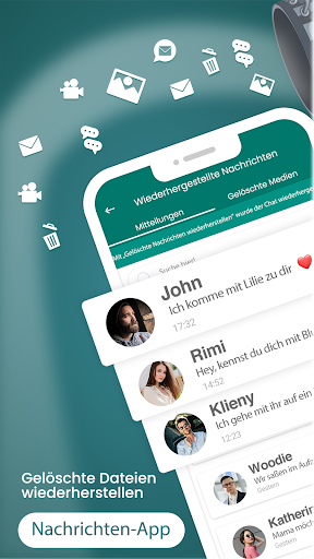 Gelösc Nachrichten widerhstlen Screenshot