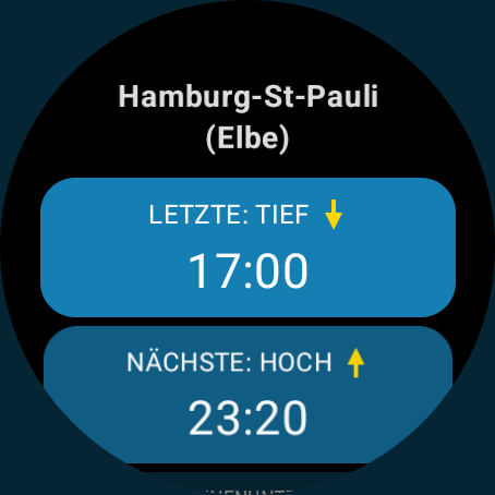 Gezeiten in der Nähe Screenshot