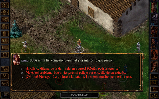 Captura de pantalla de Baldur's Gate Enhanced Edition
