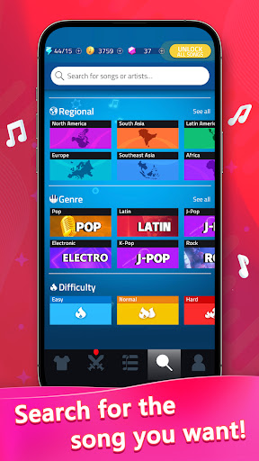 Captura de pantalla de Beat Piano Music - EDM Tiles