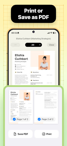 Captura de pantalla de Resume Builder - CV Maker