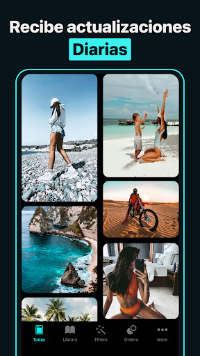 Captura de pantalla de Presets para Lightroom — FLTR