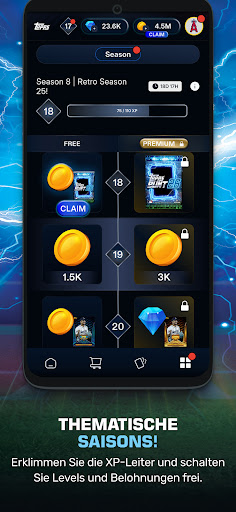 Topps® BUNT® MLB-Kartenhändler Screenshot