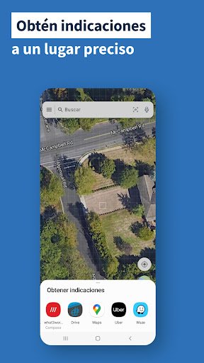 Captura de pantalla de what3words