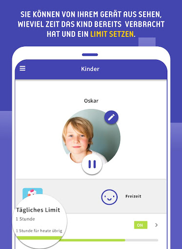 Elternaufsicht - Screen Time Screenshot