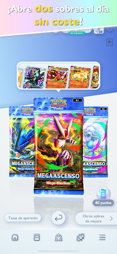 Captura de pantalla de JCC Pokémon Pocket