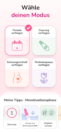 Periodenkalender - Zyklus Screenshot