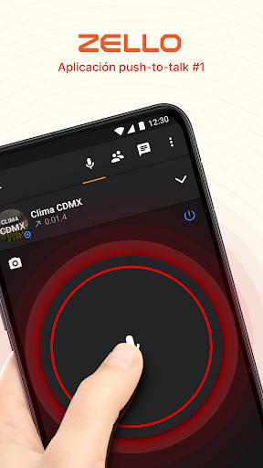 Captura de pantalla de Zello Walkie Talkie