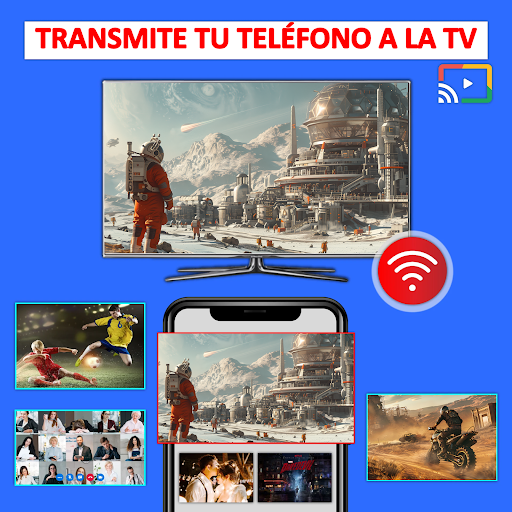 Captura de pantalla de Transmitir teléfono a TV