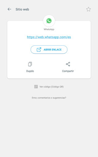 Captura de pantalla de Escáner de código QR