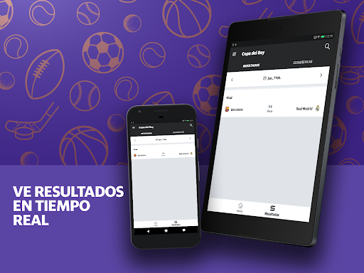 Captura de pantalla de Yahoo Deportes: Fútbol y más