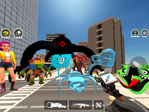 Captura de pantalla de Nextbots In Playground mod
