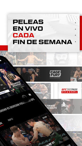 Captura de pantalla de UFC