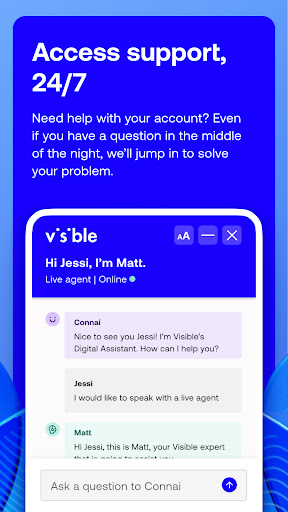Visible mobile Screenshot
