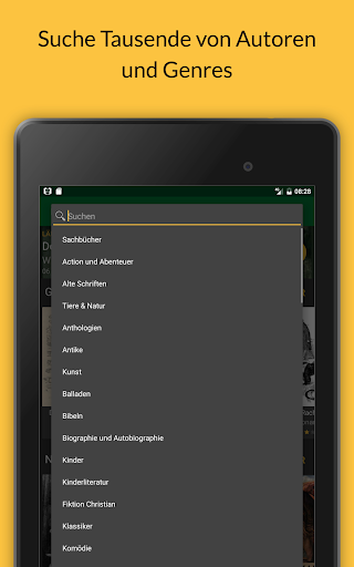 LibriVox Hörbücher Screenshot