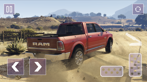 Captura de pantalla de Drive Dodge Ram: Off-Road Race