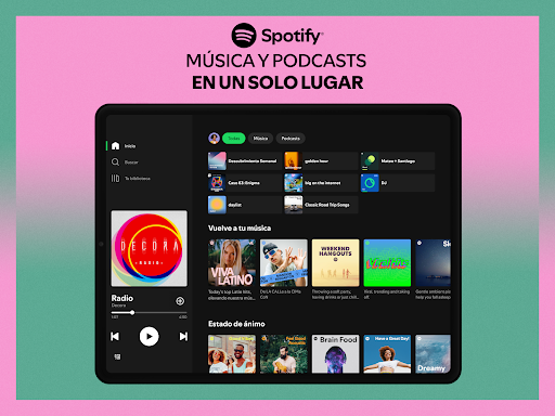 Captura de pantalla de Spotify: app música y podcasts