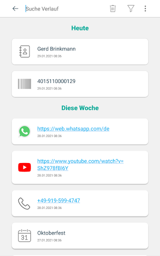 QR-code & Barcode-Scanner Screenshot