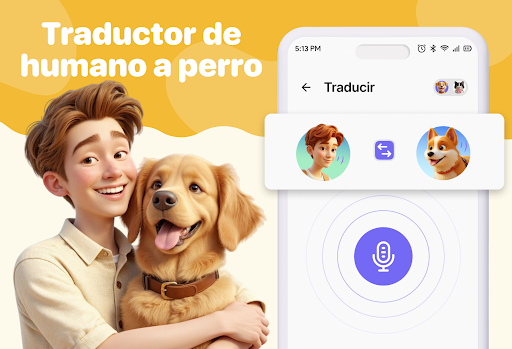 Captura de pantalla de Traductor de humano a perro