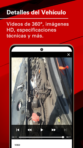 Captura de pantalla de IAA Buyer Salvage Auctions
