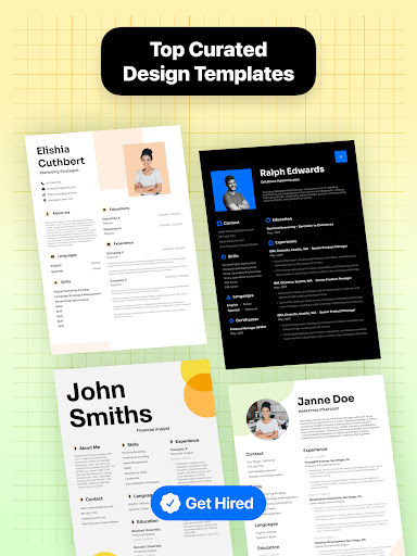 Captura de pantalla de Resume Builder - CV Maker