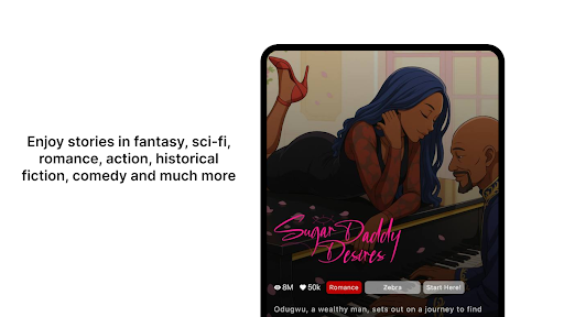 Captura de pantalla de Zebra Comics: Webtoons & Manga