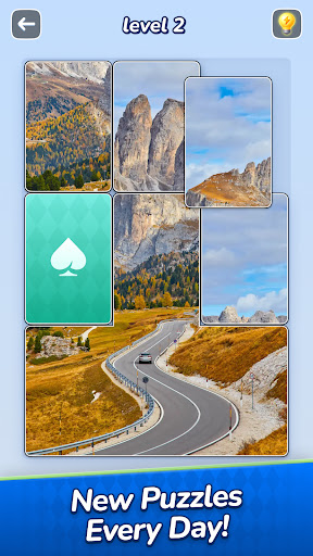 Jigsawcard Solitaire Puzzle screenshot