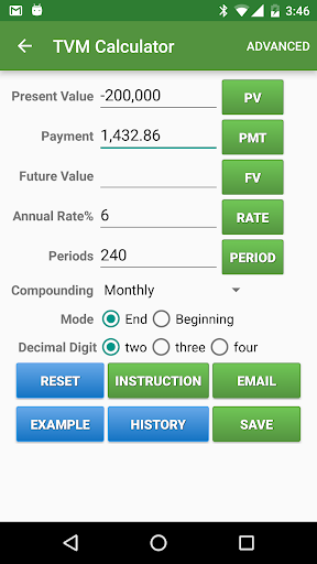 Captura de pantalla de Financial Calculators Pro