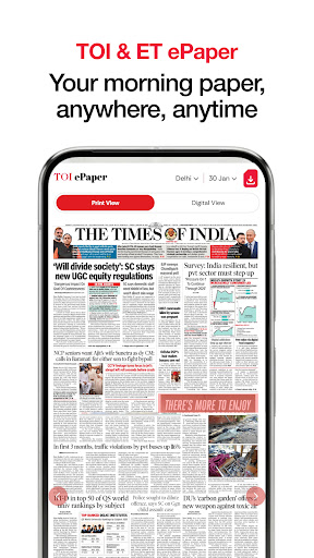 Captura de pantalla de TOI Breaking News App & ePaper
