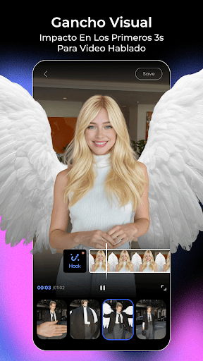 Captura de pantalla de Vmake: Editor de Video UGC