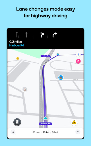 Captura de pantalla de Waze Navegación y Tráfico