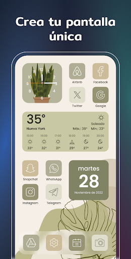 Captura de pantalla de Widgets y Temas: iWidgets