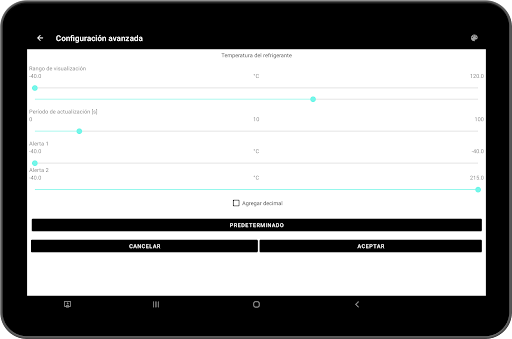 Captura de pantalla de Diagnóstico Tor OBD2