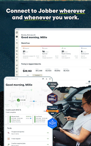 Captura de pantalla de Jobber: Field Service Software