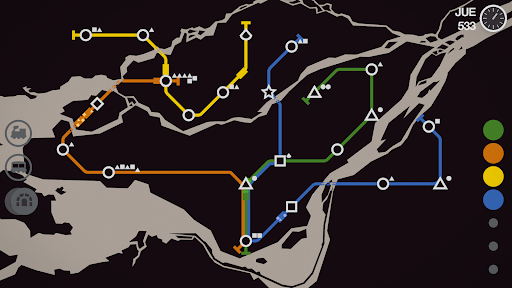 Captura de pantalla de Mini Metro