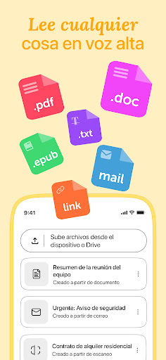 Captura de pantalla de Listen AI: Texto a Voz