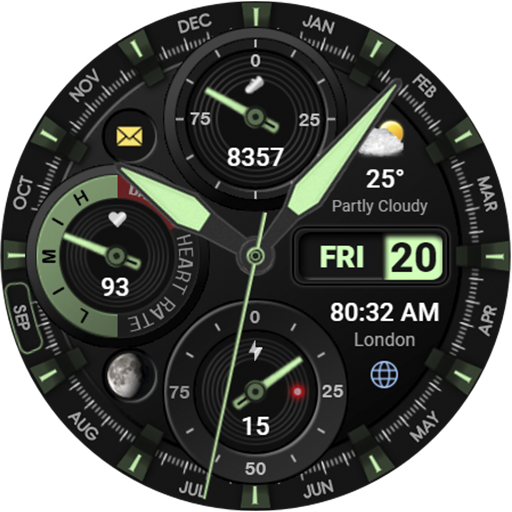 Captura de pantalla de WFP 339 Ultra watch face